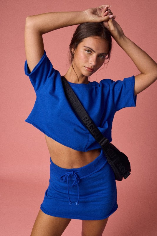 The Nora Skort Set (Cobalt)