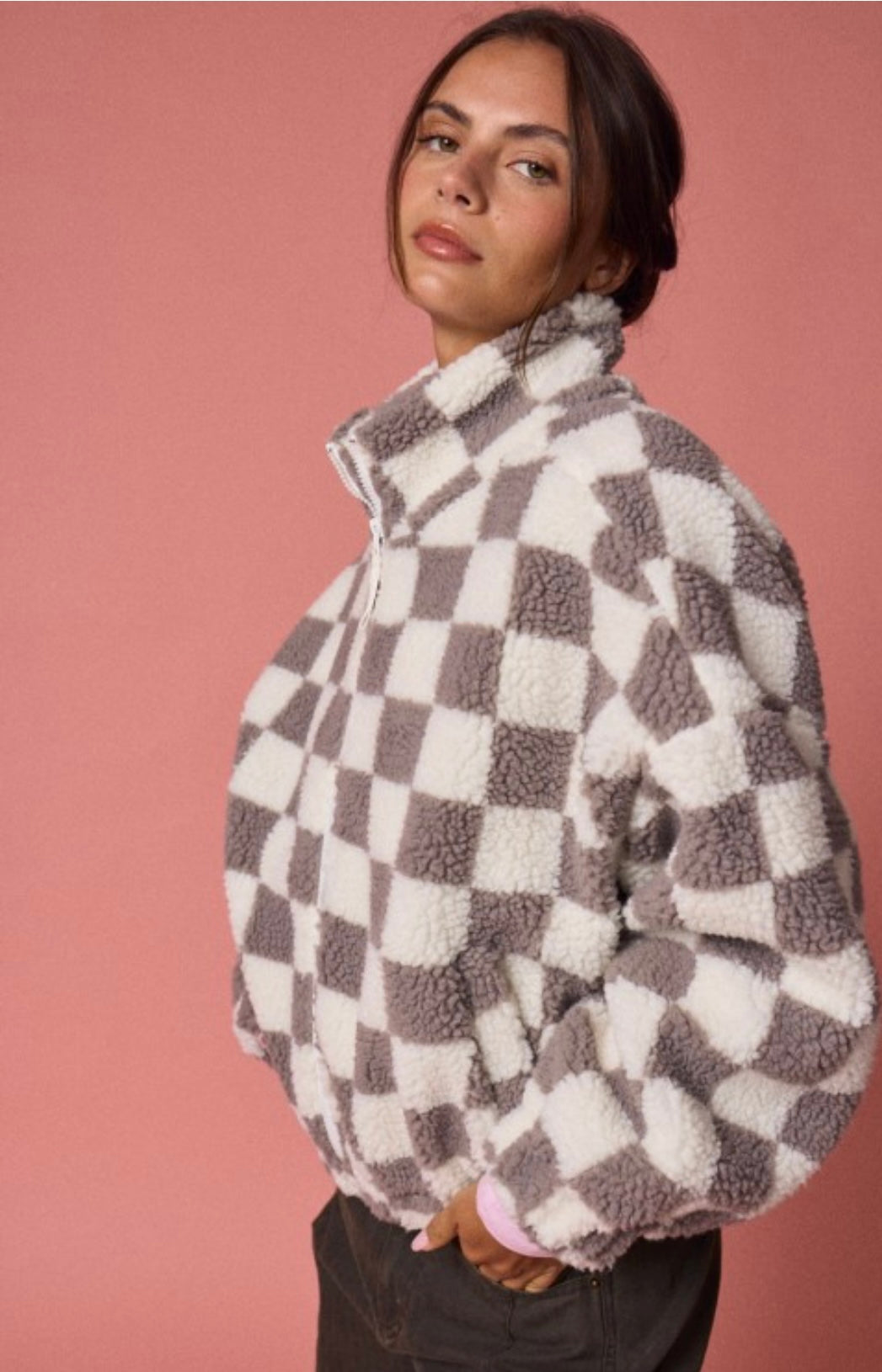 Alayna Checkered Jacket