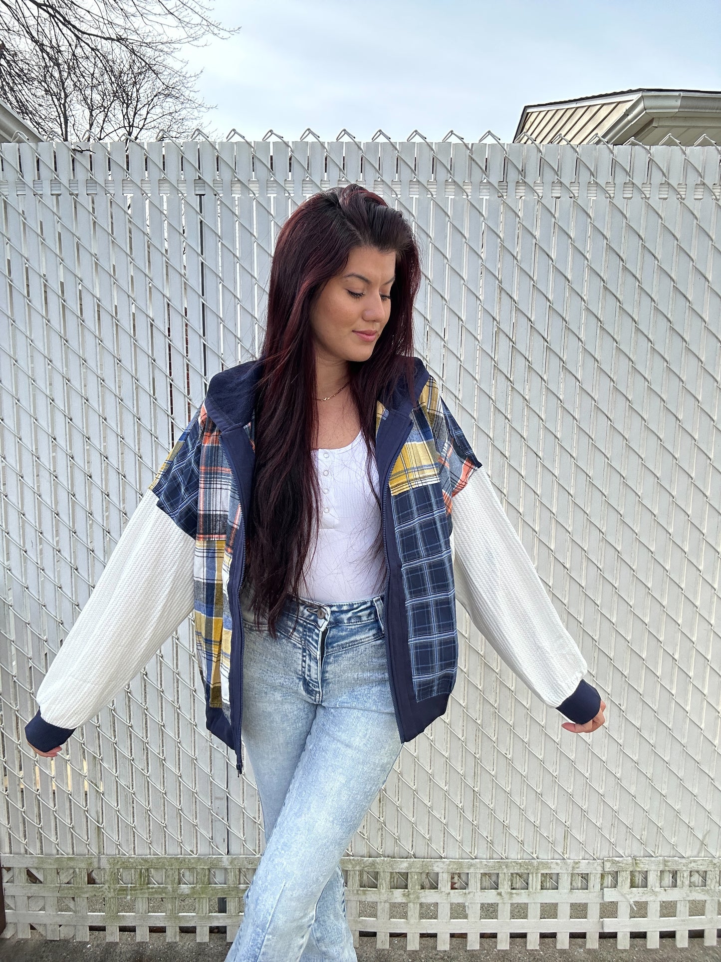 Another Plaid Zip Up