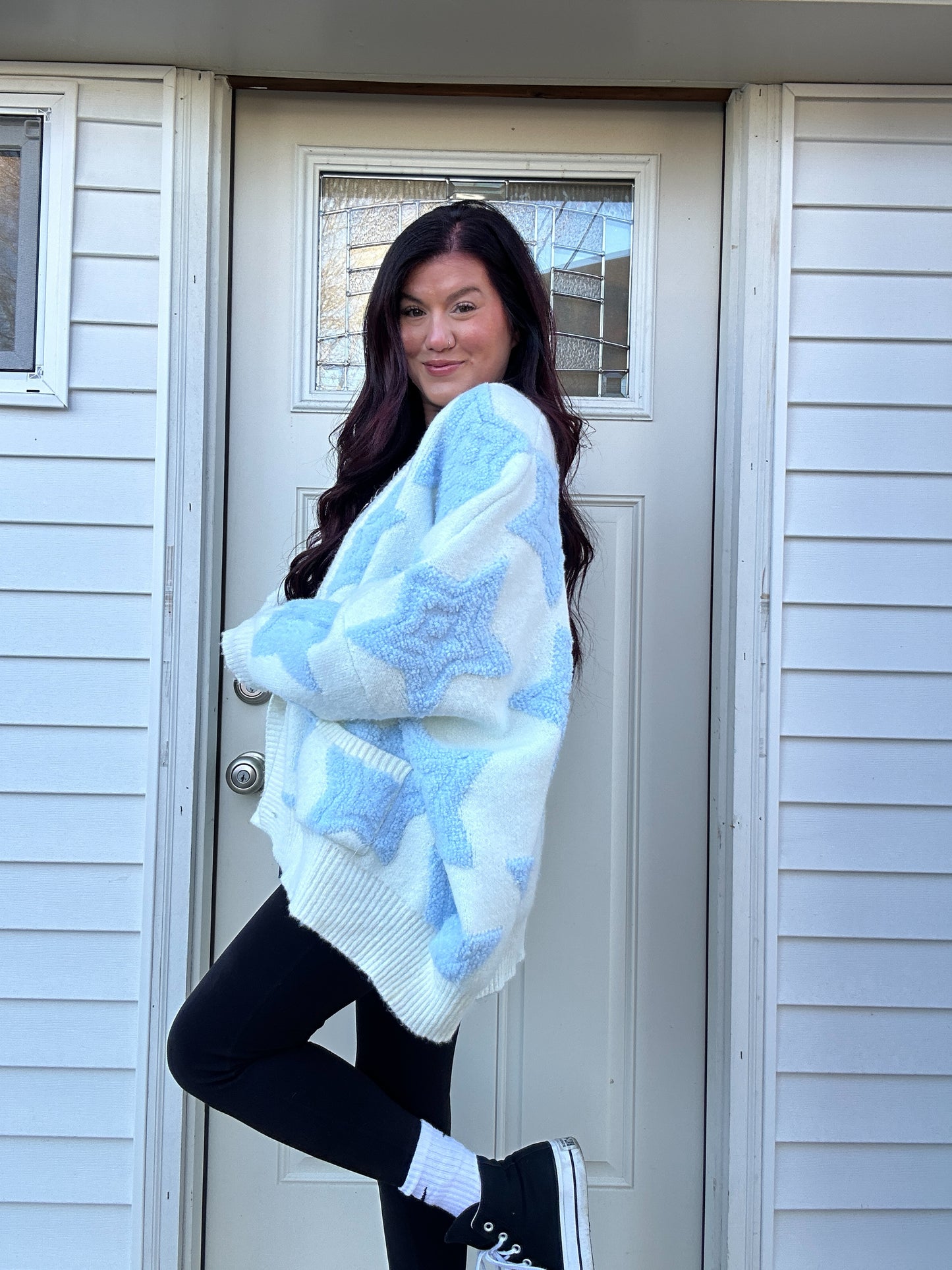 Star Print Cardi