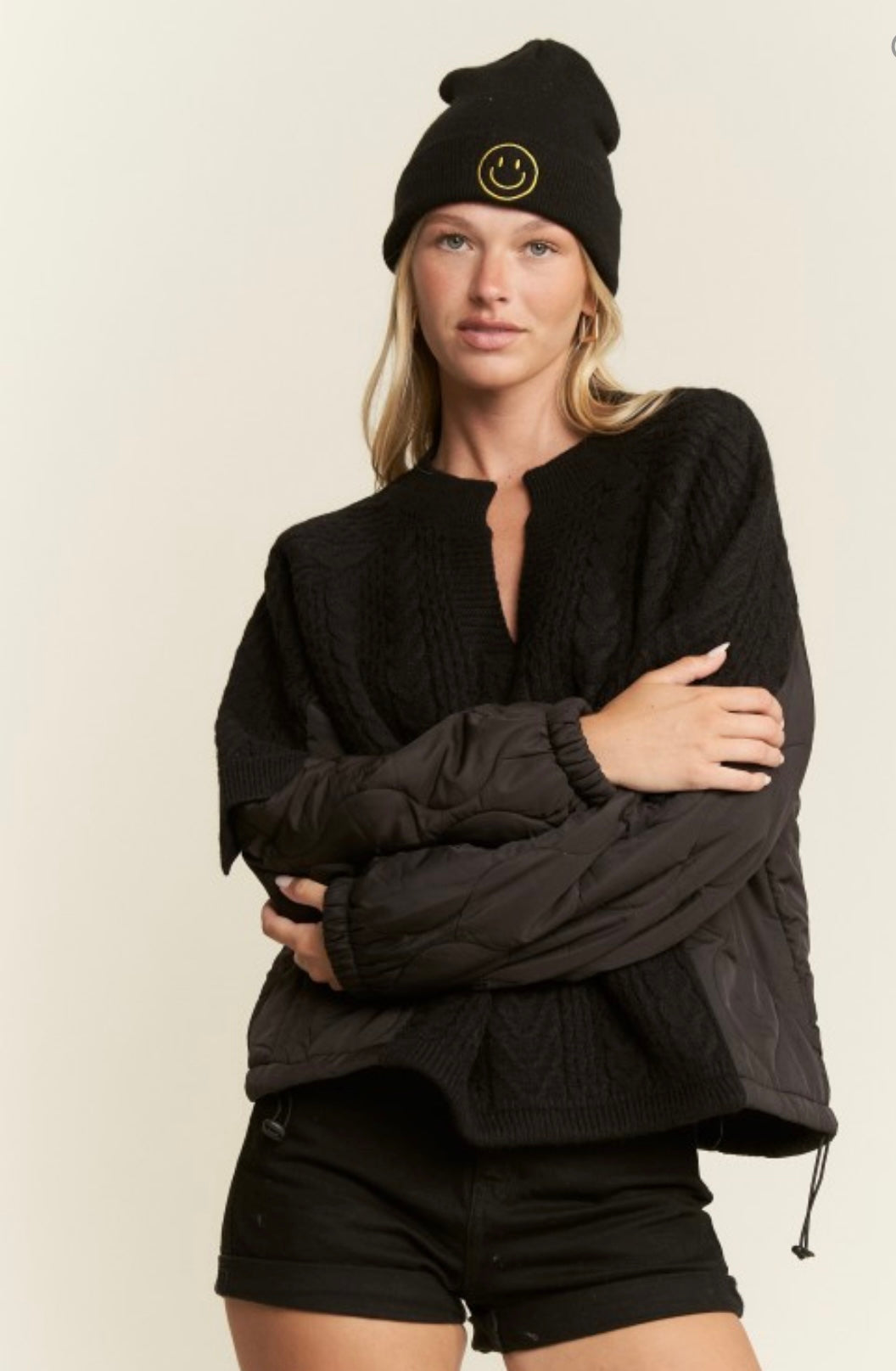 Jane Crochet Puffer Sweater