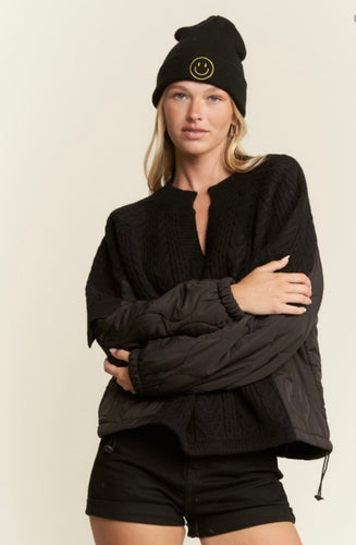 Jane Crochet Puffer Sweater