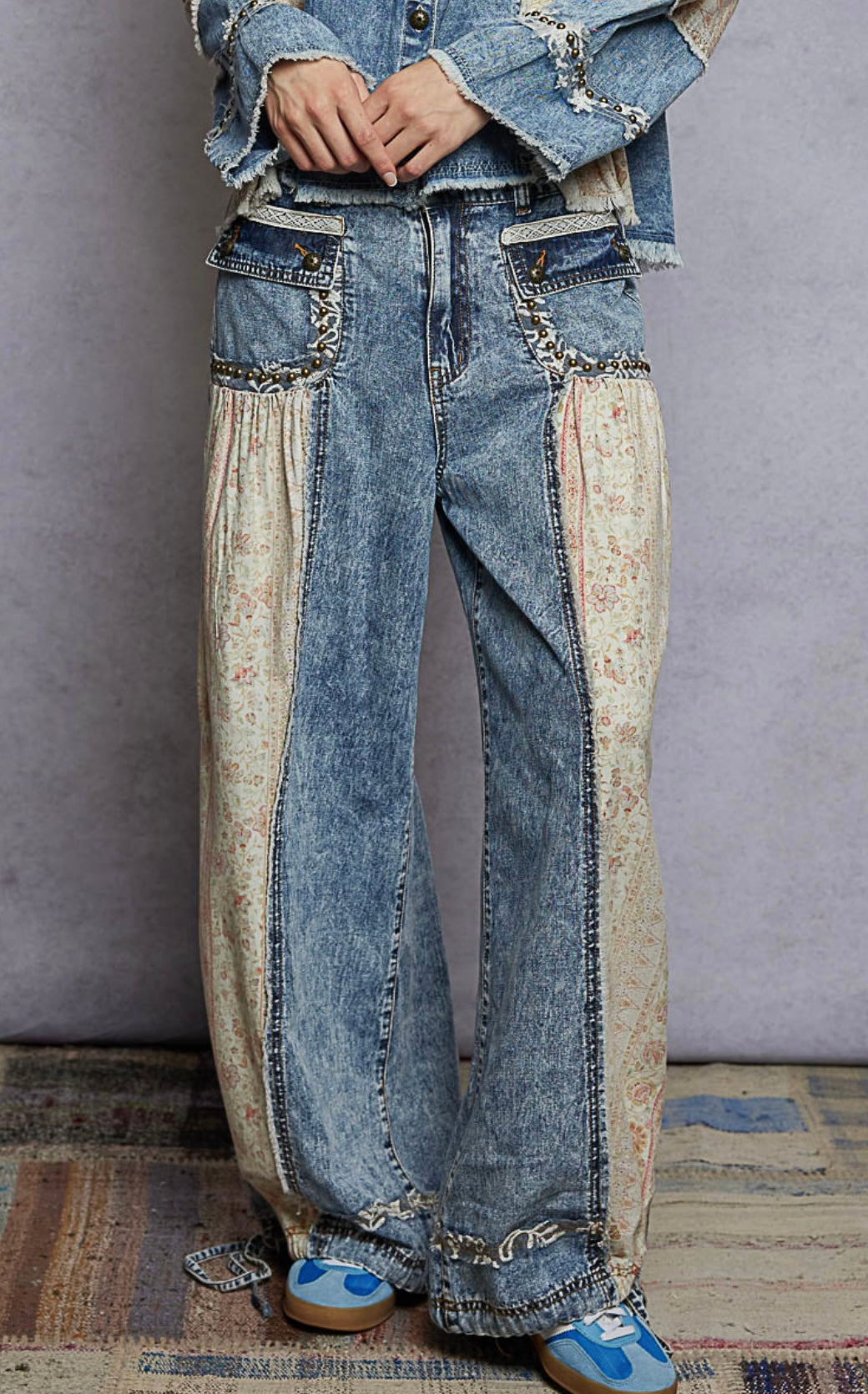 Petals + Patchwork Joggers