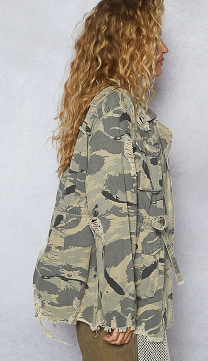 Vintage Camo Shacket