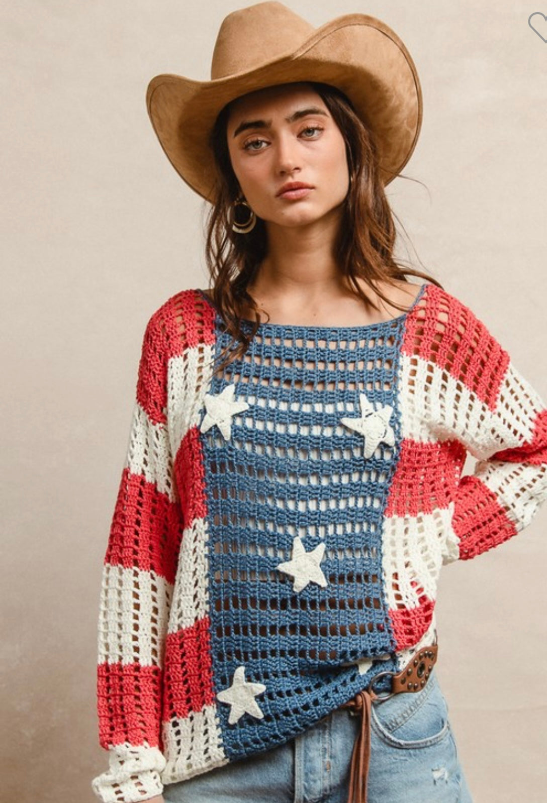 Star Spangled Crochet Top