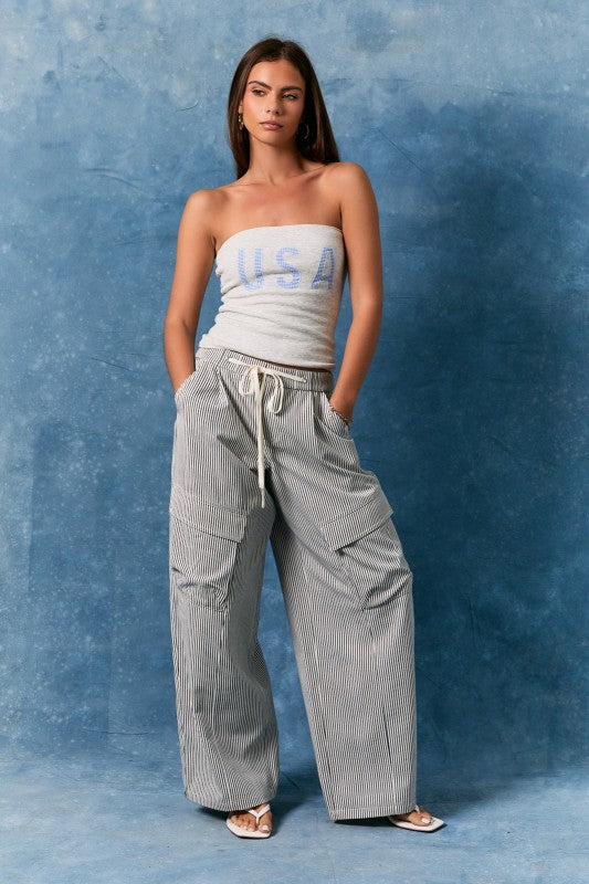 Calm Current Stripe Pants