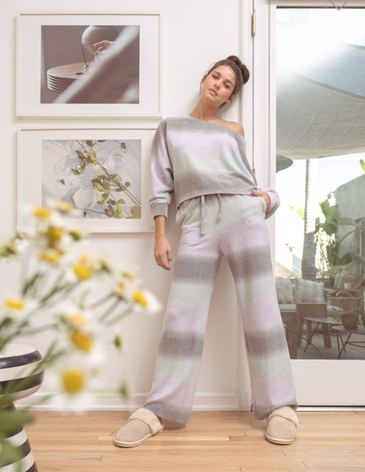 The Amethyst Stripe Set