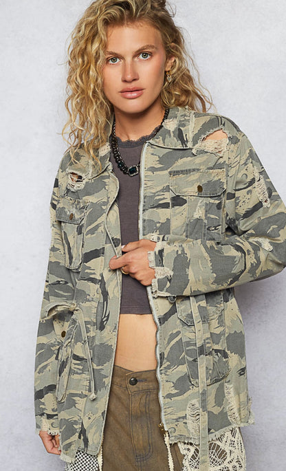Vintage Camo Shacket