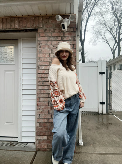Granny Sleeves Sweater