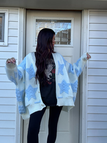 Star Print Cardi