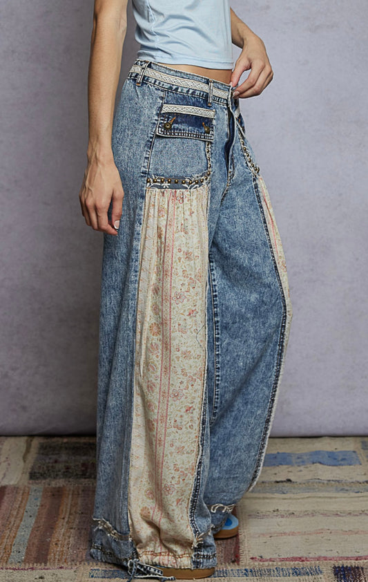 Petals + Patchwork Joggers