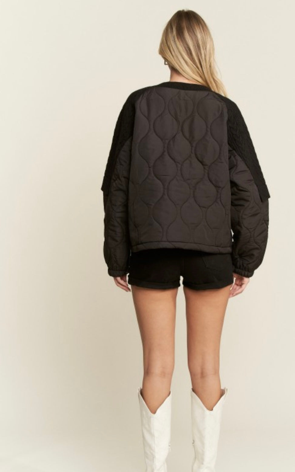 Jane Crochet Puffer Sweater