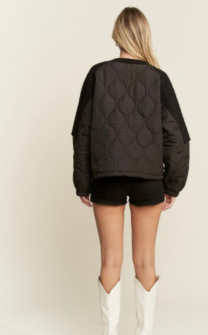 Jane Crochet Puffer Sweater