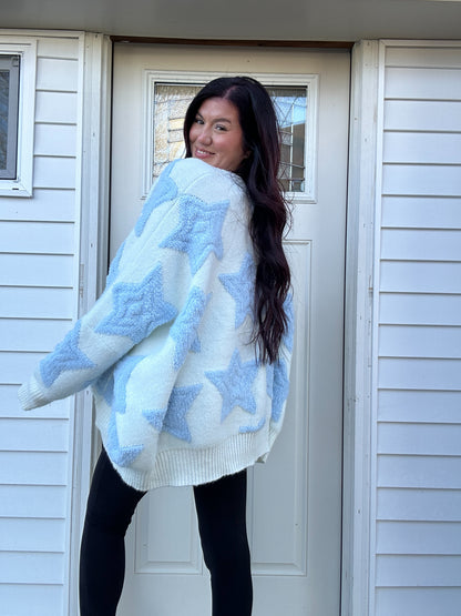 Star Print Cardi