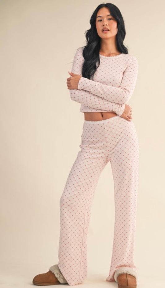 Queen of Hearts PJ Set