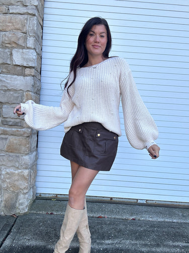 Dainty Pearl Sweater