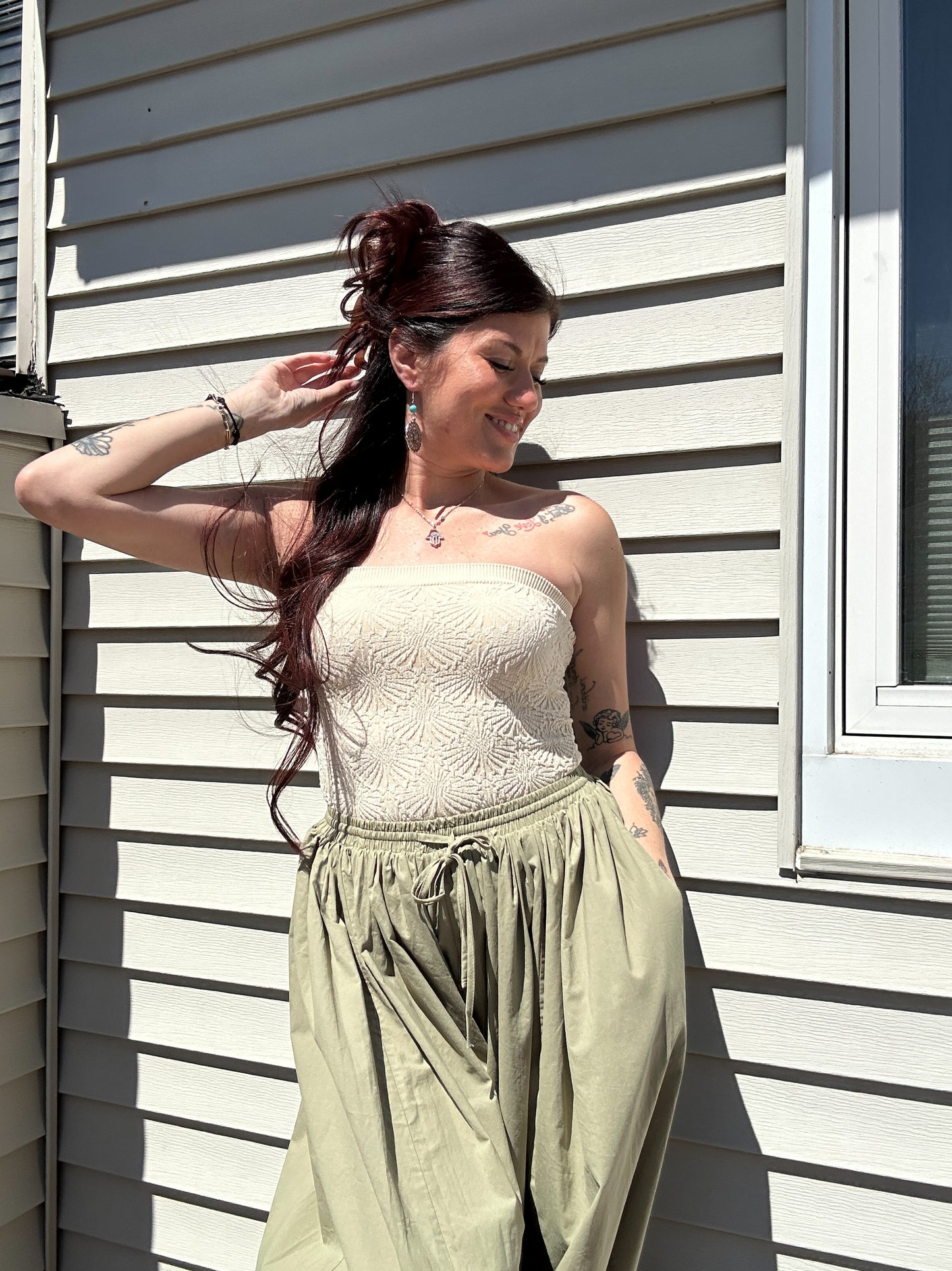 Textured Tube Top (Oak)