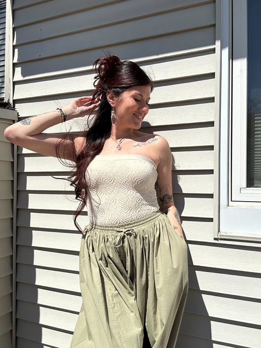Textured Tube Top (Oak)