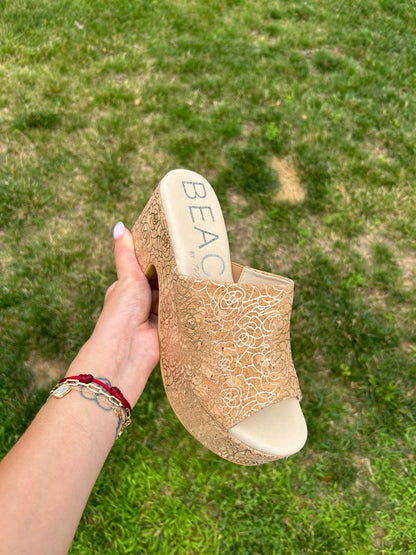 Rose Platform Heel