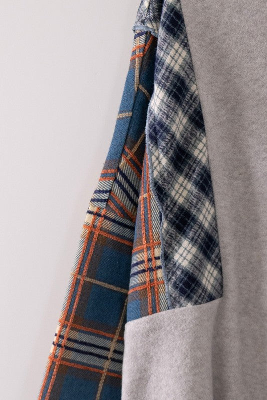 Plaid + Cozy Sweater