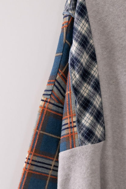 Plaid + Cozy Sweater