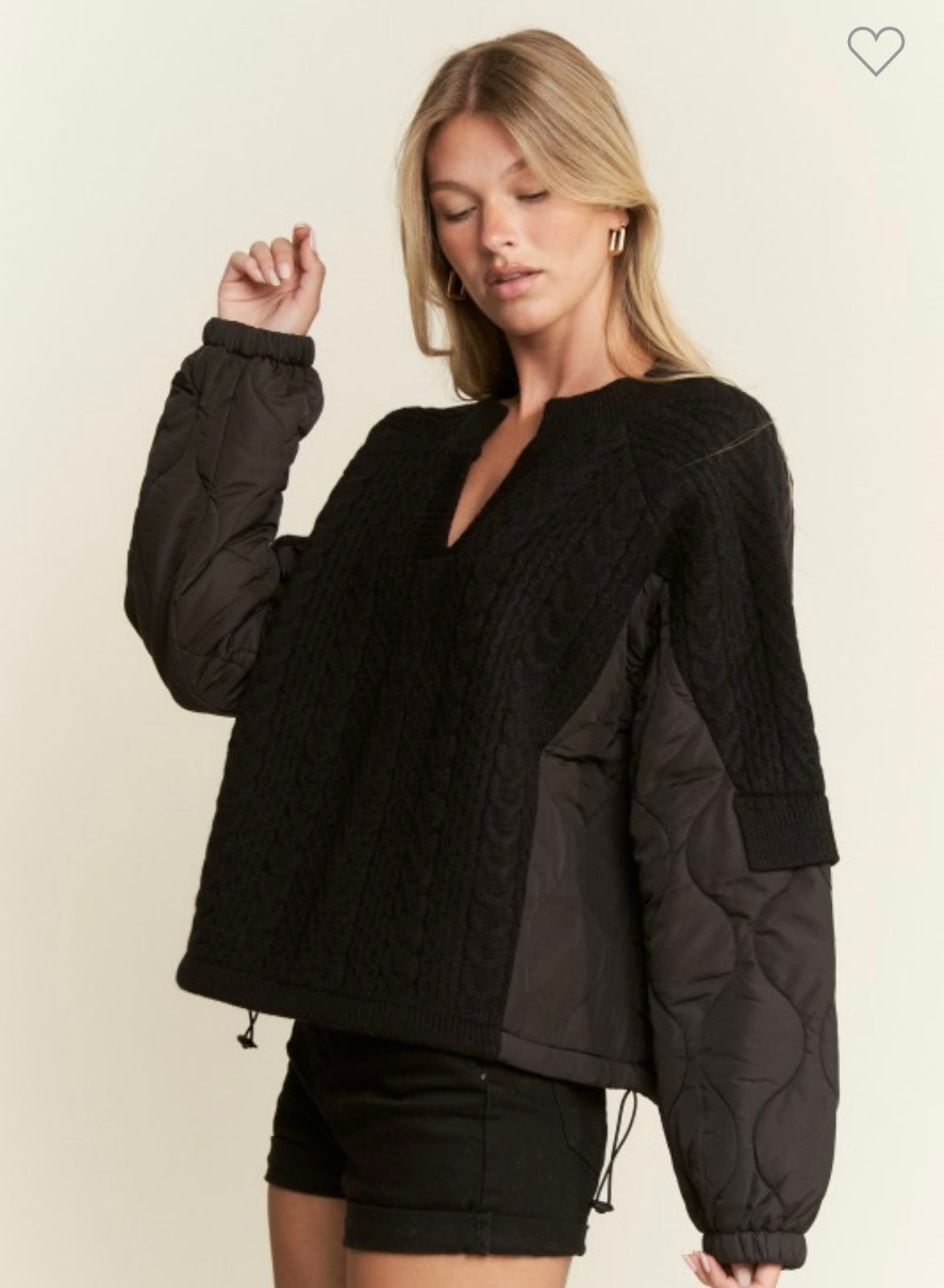 Jane Crochet Puffer Sweater