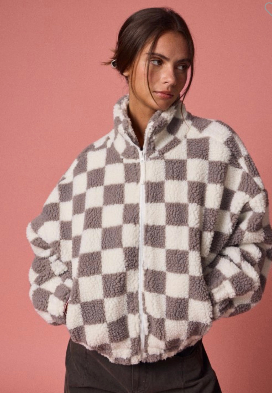 Alayna Checkered Jacket
