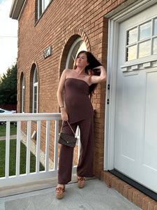 Chocolate Knit Set