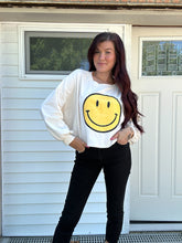 Load image into Gallery viewer, No Bad Vibes Smiley Tee