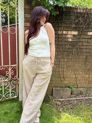 Your Favorite Linen Striped Pants