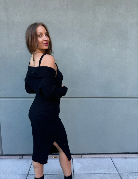 Plain Jane Bolero Sweater Dress