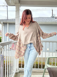 Serenas Plaid Top