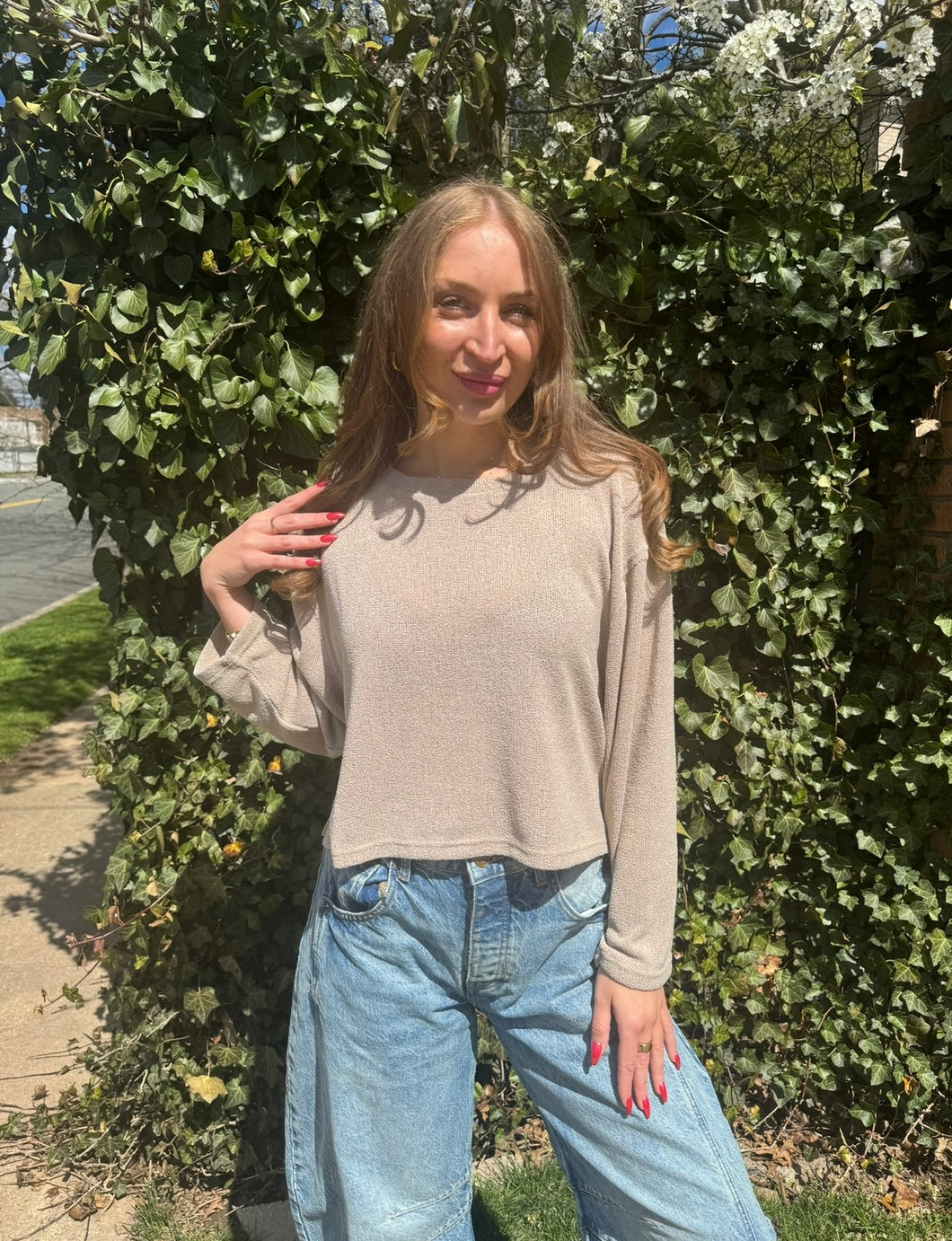 Fiona's Relaxed Knit Top