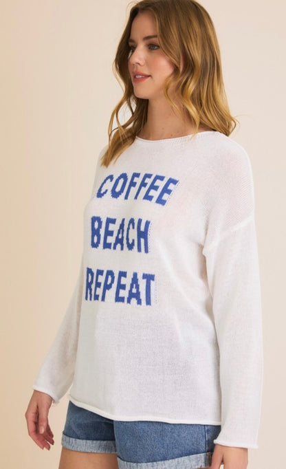 Coffee Beach Repeat Sweater