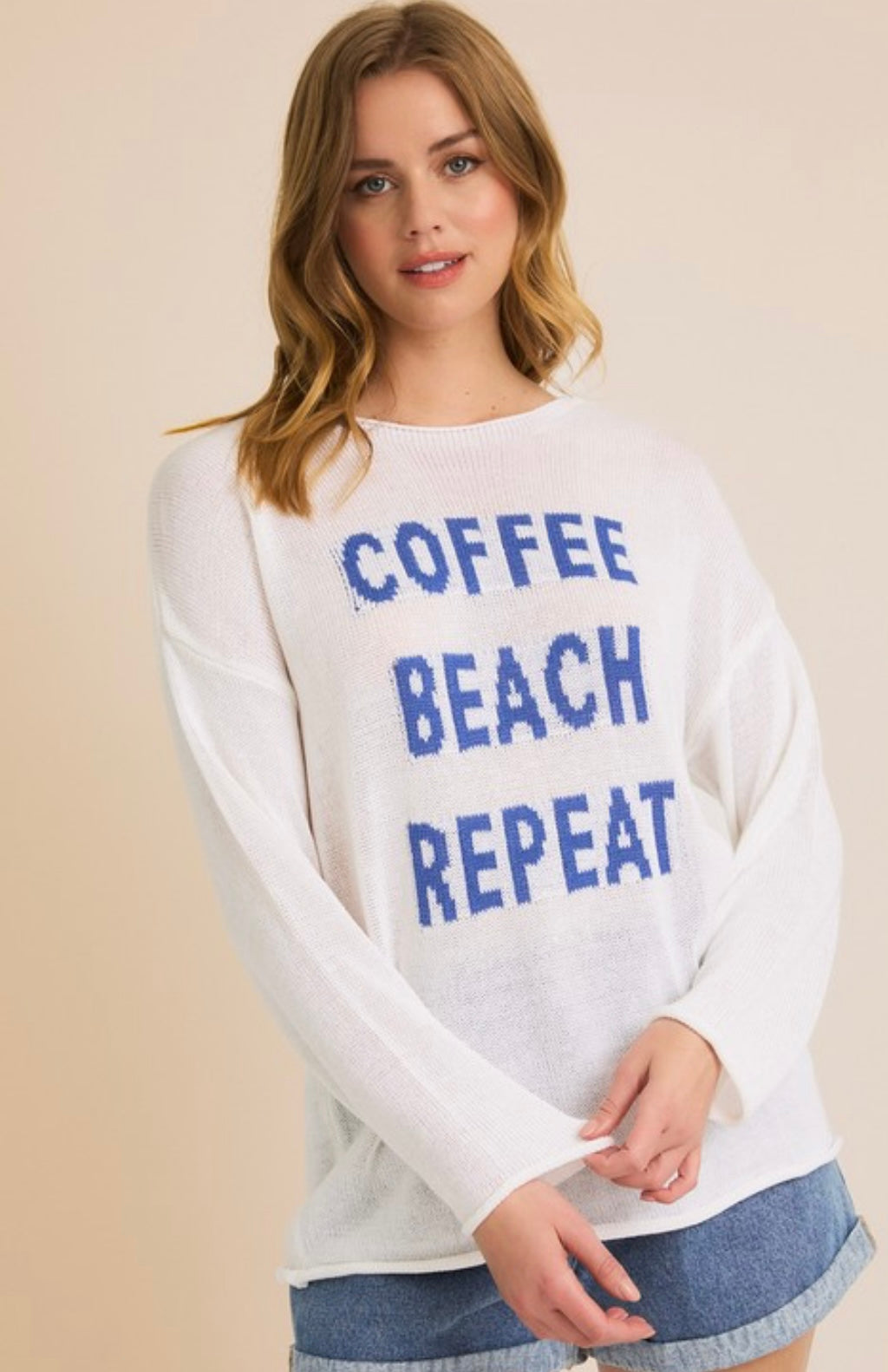 Coffee Beach Repeat Sweater