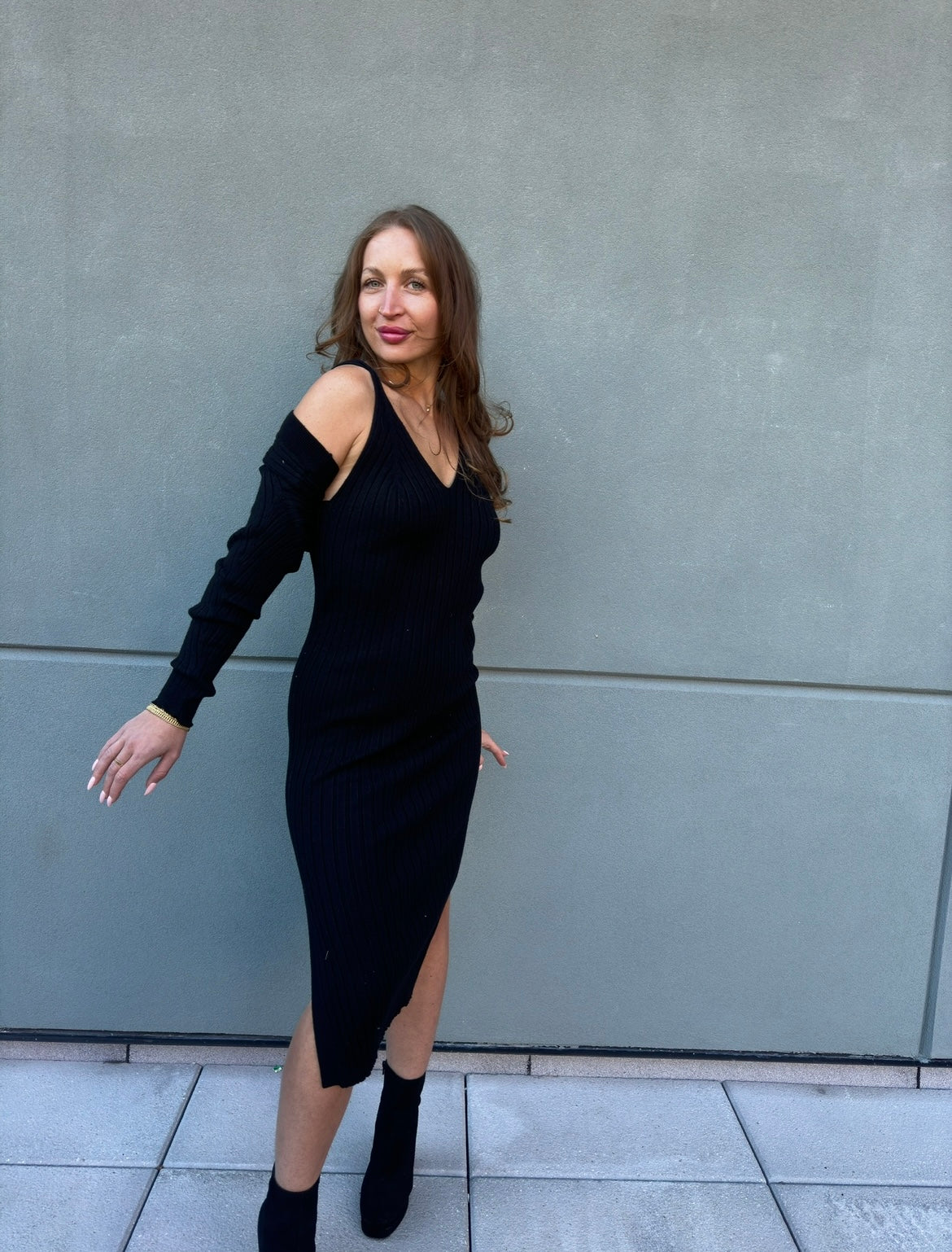 Plain Jane Bolero Sweater Dress