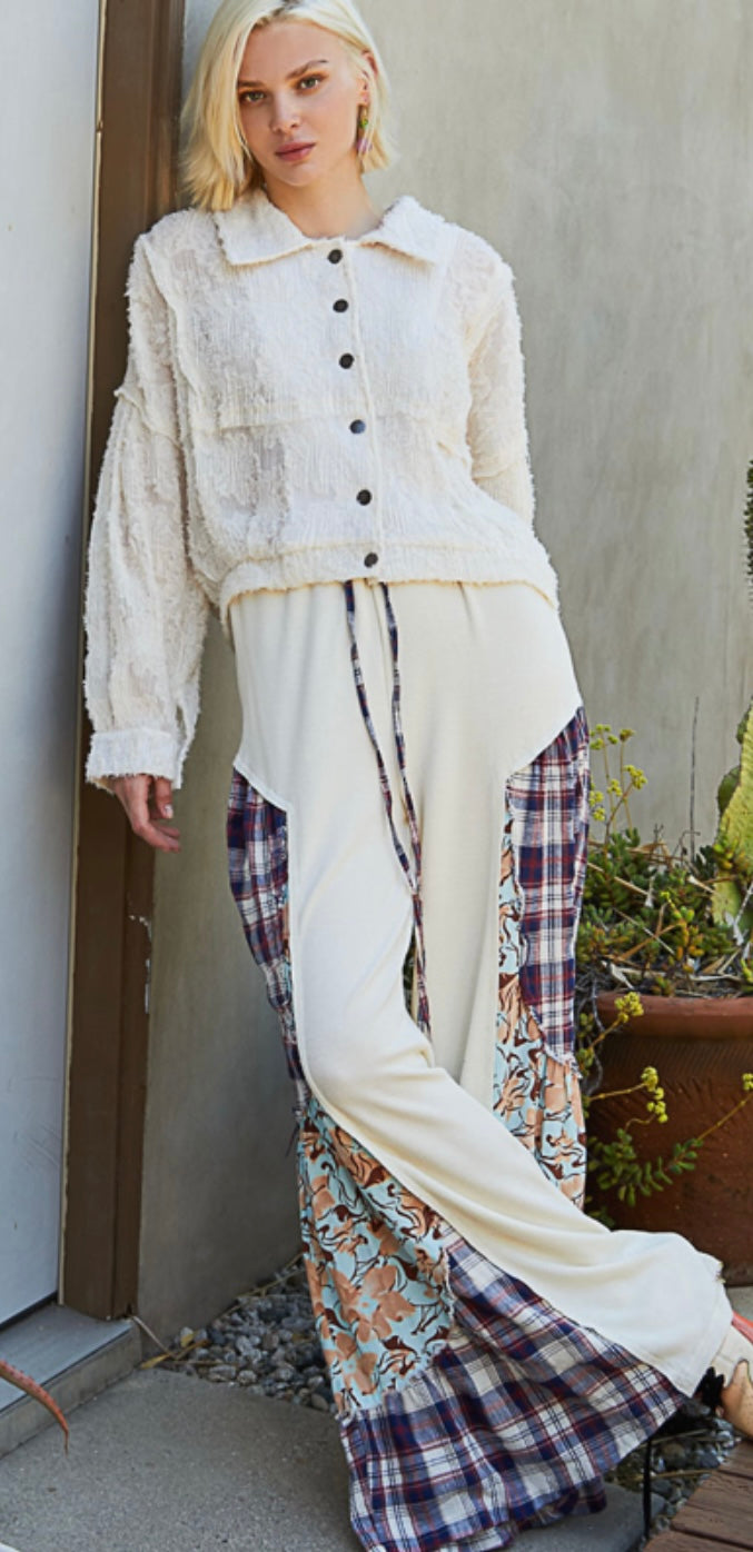 Gypsy Patch Pants (Natural)