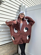 Load image into Gallery viewer, Yin Yang Oversized Cardi