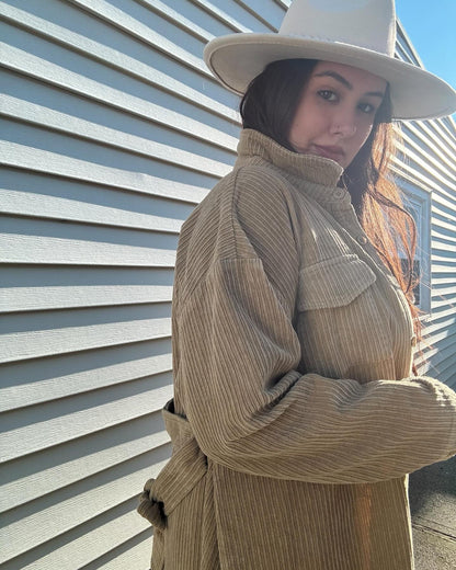 Maxi Corduroy Shacket