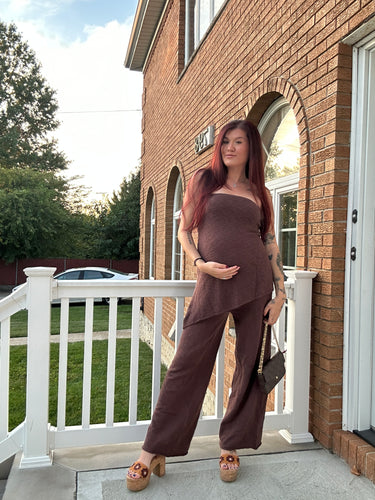 Chocolate Knit Set