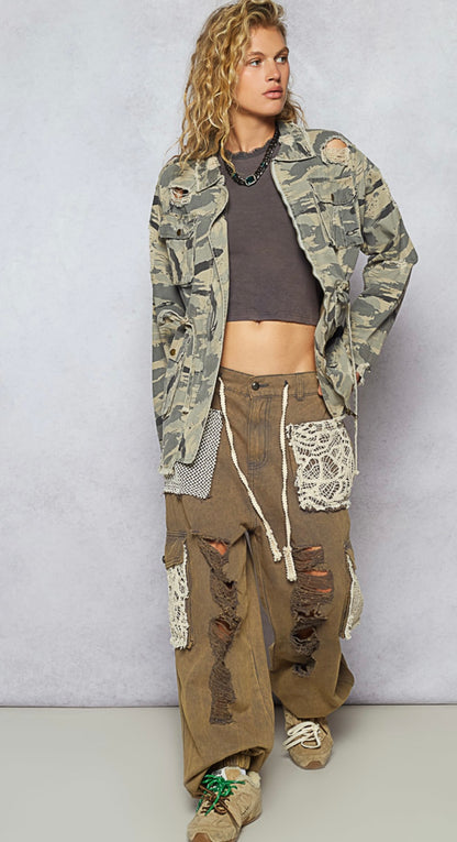 Vintage Camo Shacket