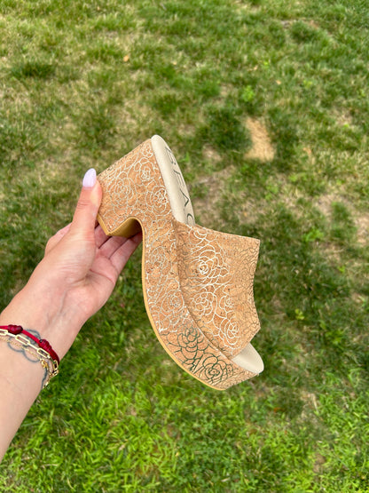Rose Platform Heel