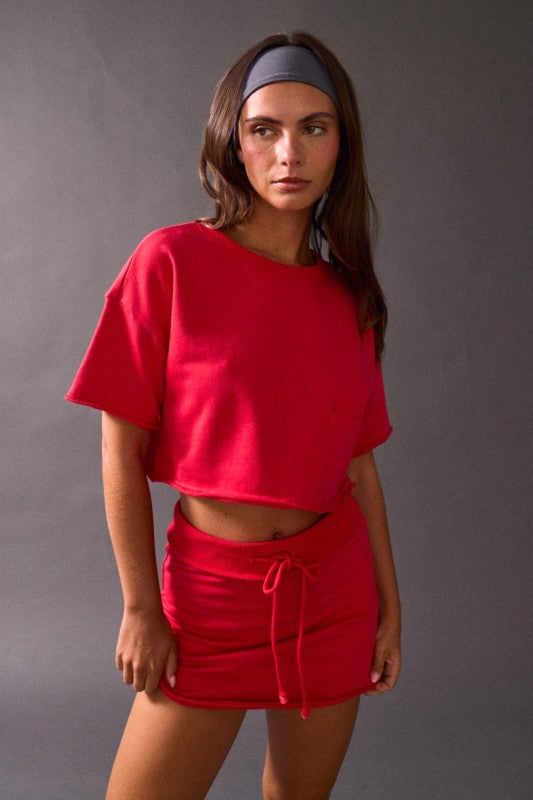 The Nora Skort Set (Red)