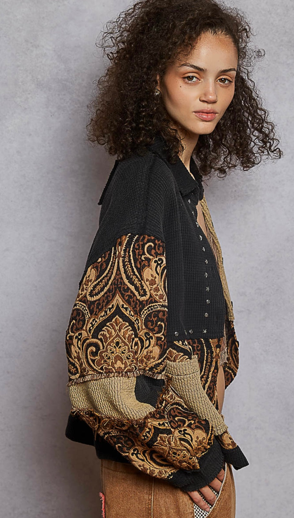 Gold Riot Shacket