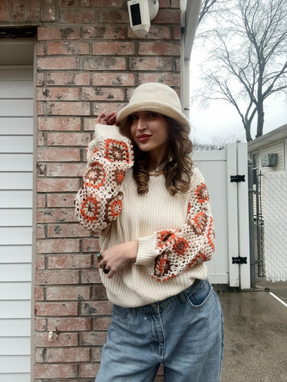 Granny Sleeves Sweater