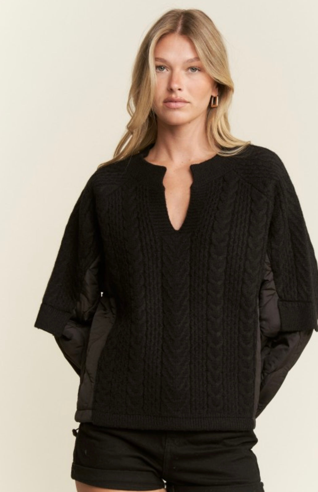 Jane Crochet Puffer Sweater