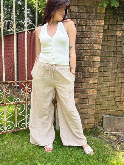 Your Favorite Linen Striped Pants