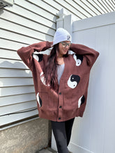 Load image into Gallery viewer, Yin Yang Oversized Cardi