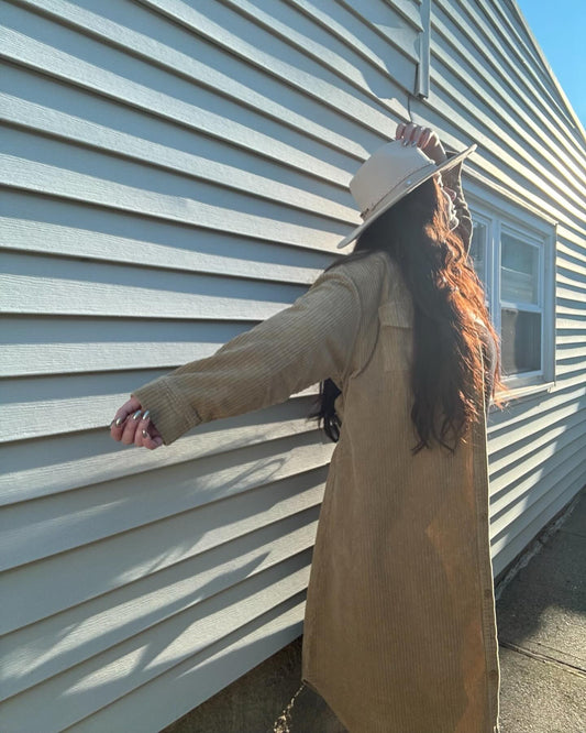Maxi Corduroy Shacket