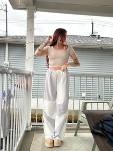 Colorblock Wide Leg Pants